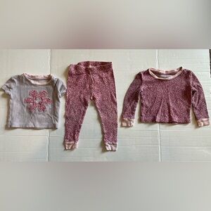 Penelope Mack Organic 12M Baby Girl Pajama Set – 3 Pieces – 100% Cotton